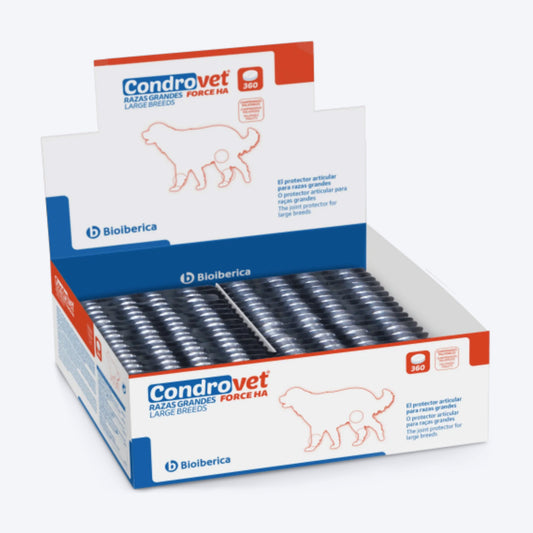 Vivaldis Condrovet HA Advanced Joint Support Tablets For Large Dog - 10 Tabs - Heads Up For Tails