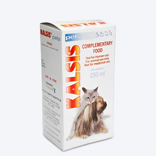 Vivaldis Kalsis Pets Calcium Oral Syrup For Dog & Cat - 150 ml