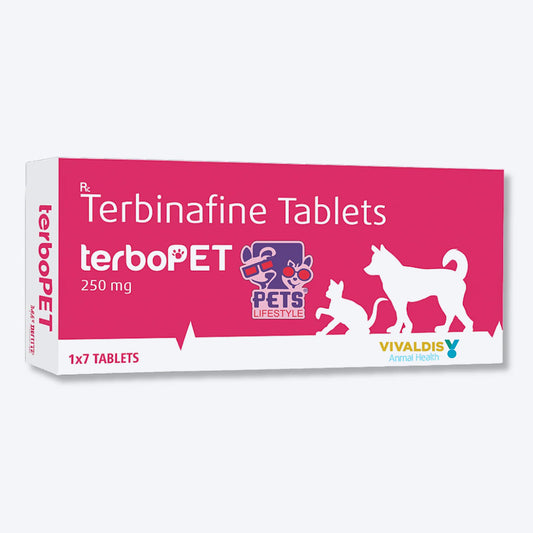 Vivaldis Terbopet 250 mg Antifungal Tablets For Pets - 7 Tablets - Heads Up For Tails