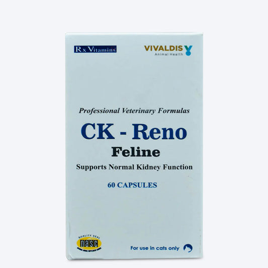 Vivaldis RX CK?Reno Feline Kidney Support Capsules - 60 Capsules - Heads Up For Tails