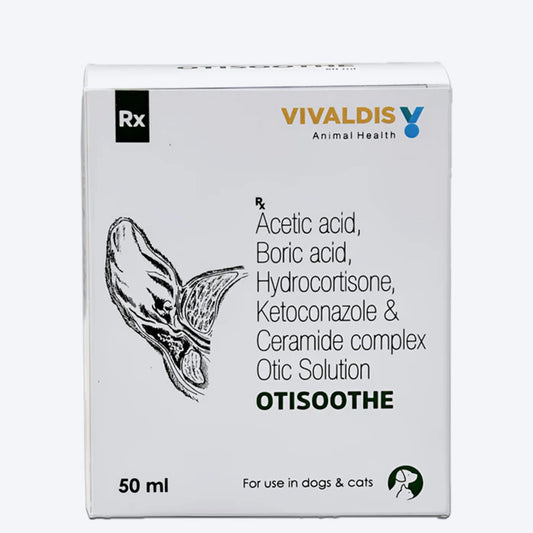 Vivaldis RX Otisoothe Ear Infection Relief Spray For Dog & Cat - 50 ml