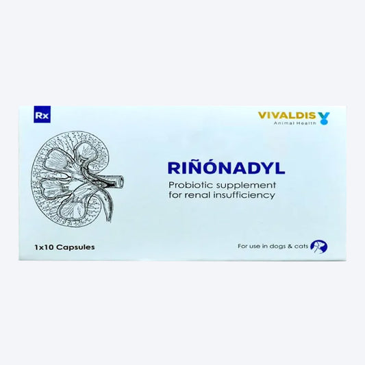 Vivaldis RX Rinonadyl Renal Support Tablets For Dog & Cat - 10 Tablets - Heads Up For Tails