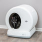 Trixie Self-Cleaning Litter Tray For Cat - White - 55.5 x 53 x 52 cm