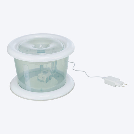Trixie Bubble Stream Automatic Water Dispenser For Dog & Cat - Light Blue & White - 3 ltr
