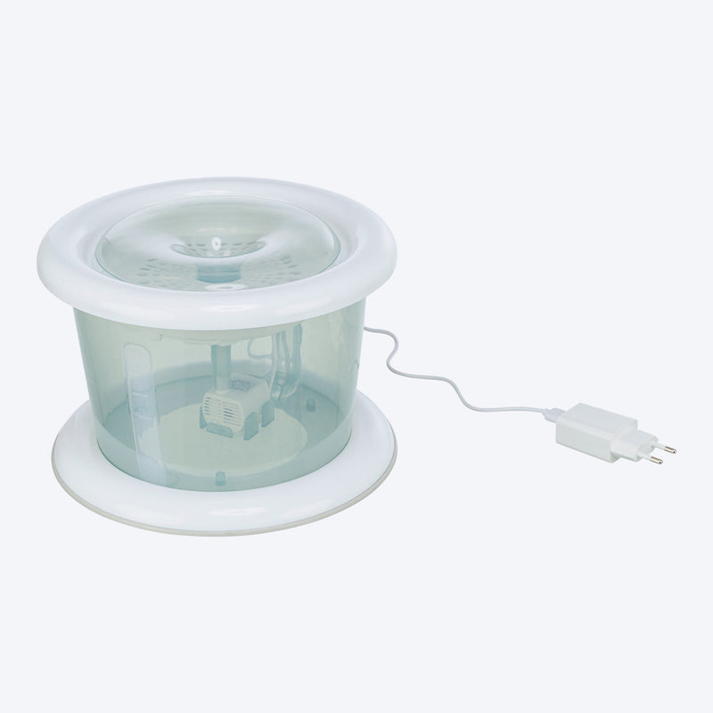 Trixie Bubble Stream Automatic Water Dispenser For Dog & Cat - Light Blue & White - 3 ltr