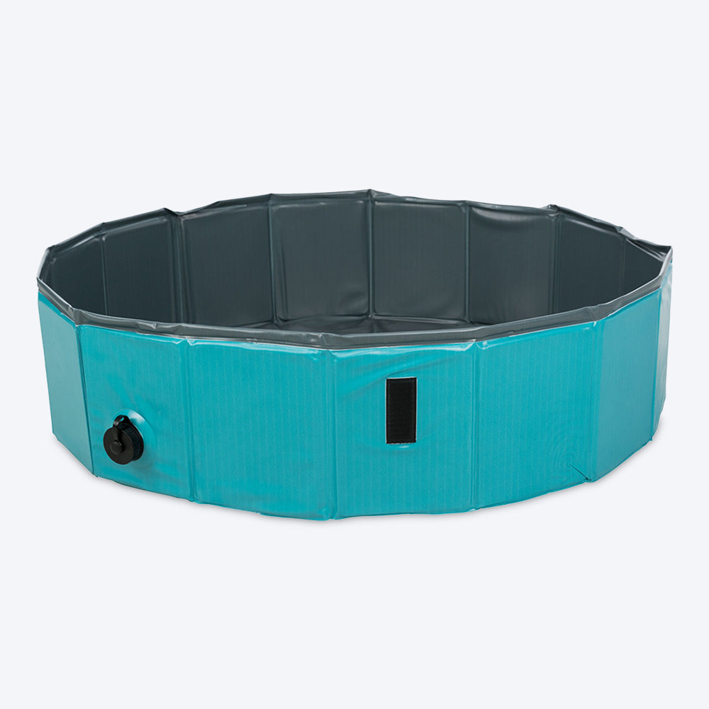 Trixie Portable Dog Splash Pool - Light Blue - Heads Up For Tails