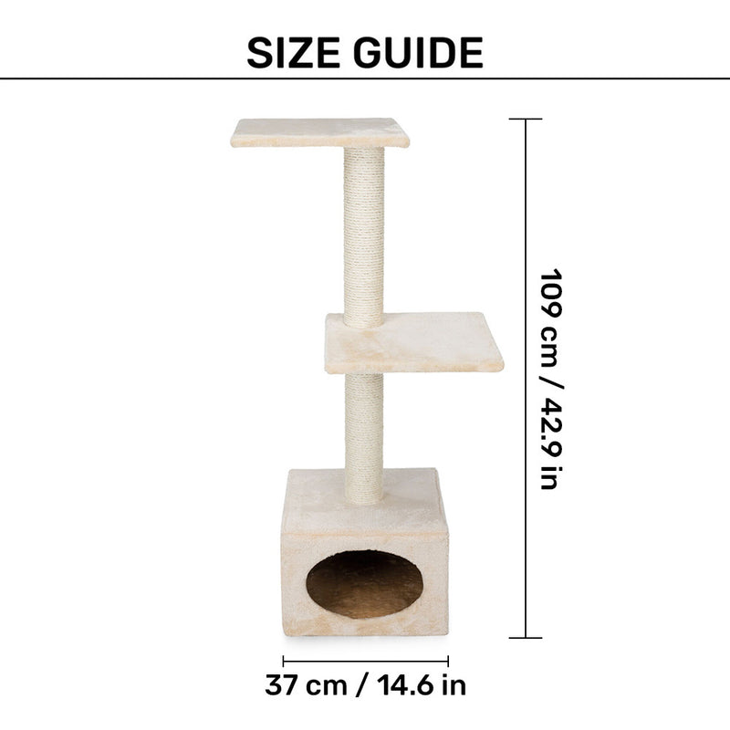 Trixie Badalona Scratching Post For Cats - 3.5 feet - Heads Up For Tails