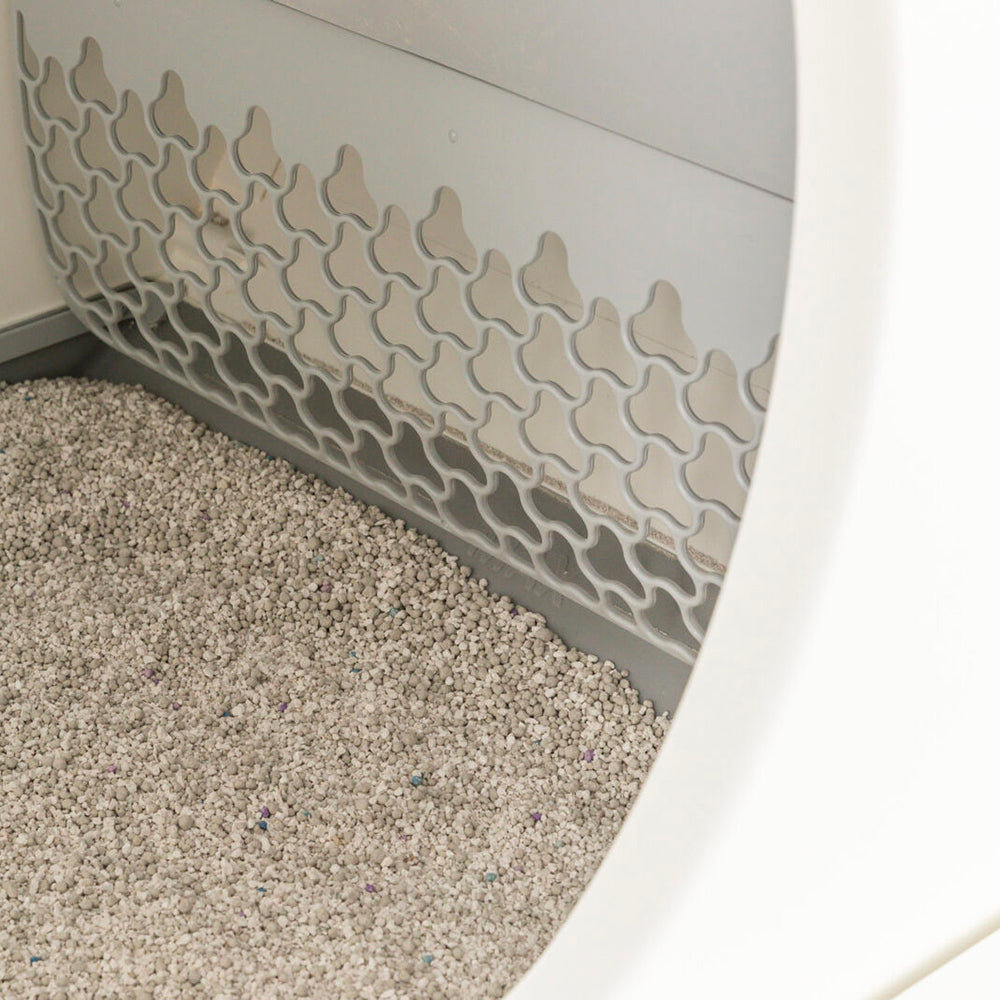 Trixie Self-Cleaning Litter Tray For Cat - White - 55.5 x 53 x 52 cm - Heads Up For Tails