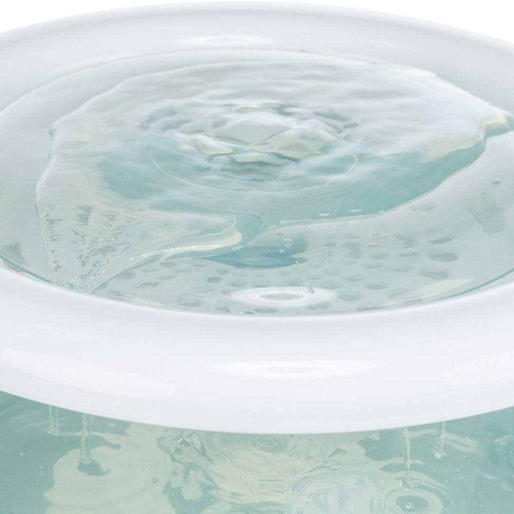Trixie Bubble Stream Automatic Water Dispenser For Dog & Cat - Light Blue & White - 3 ltr