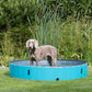 Trixie Portable Dog Splash Pool - Light Blue - Heads Up For Tails