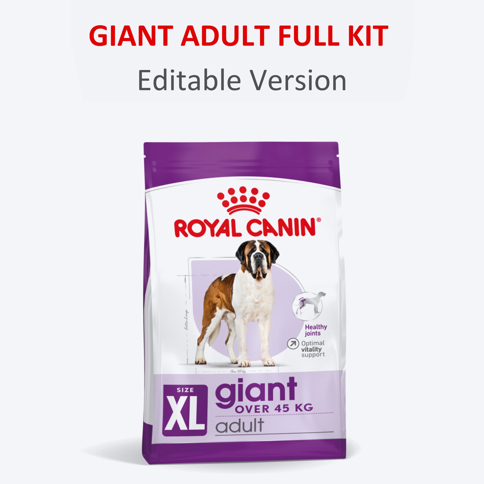 Royal Canin Giant Adult Dry Dog Food - Heads Up For Tails