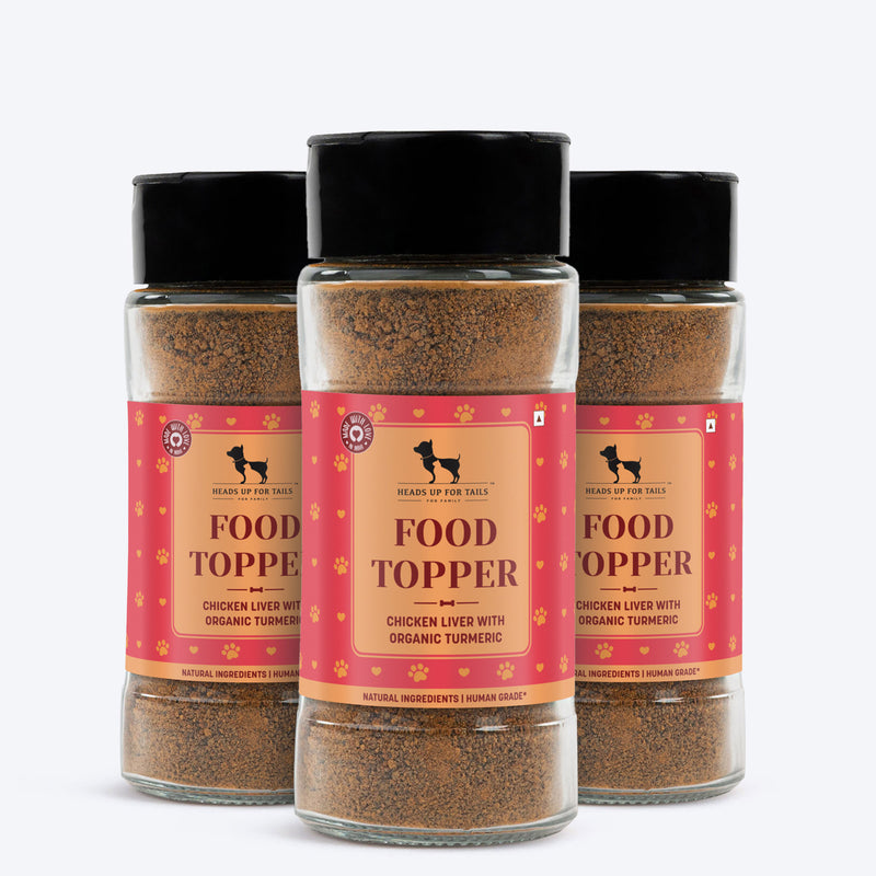 HUFT Food Topper Chicken Liver with Organic Turmeric For Dog - Heads Up For Tails