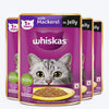 Whiskas Mackerel In Jelly (1+ Years) Adult Cat Wet Food - 80 gm Pack