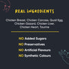 Meowsi by HUFT Chicken Breast with Quail Egg pâté Cat Wet Food, 80 gm, grain-free, with vitamins and minerals.