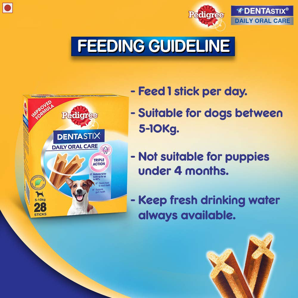 Pedigree Dentastix Dog Treat Weekly Pack For Small Breed - 110 g_05