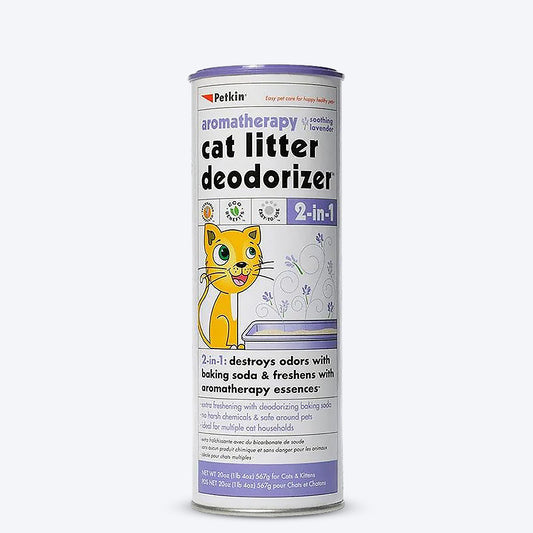 Petkin Cat Litter Deodorizer - Lavender - 576 g - Heads Up For Tails