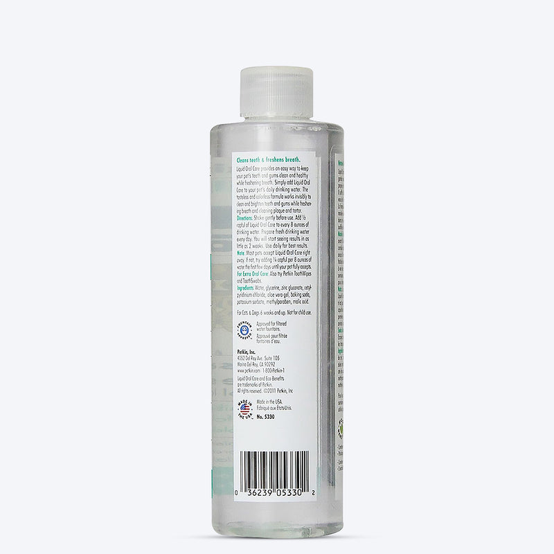 Petkin Liquid Oral Care - Dental Care Solution for Dogs and Cats - 240 ml - Heads Up For Tails