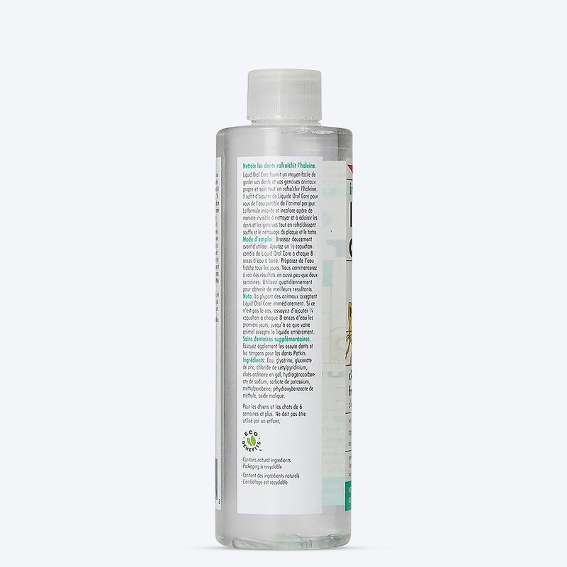 Petkin Liquid Oral Care - Dental Care Solution for Dogs and Cats - 240 ml - Heads Up For Tails