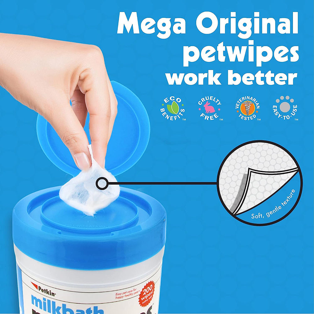 Petkin Petwipes - Heads Up For Tails