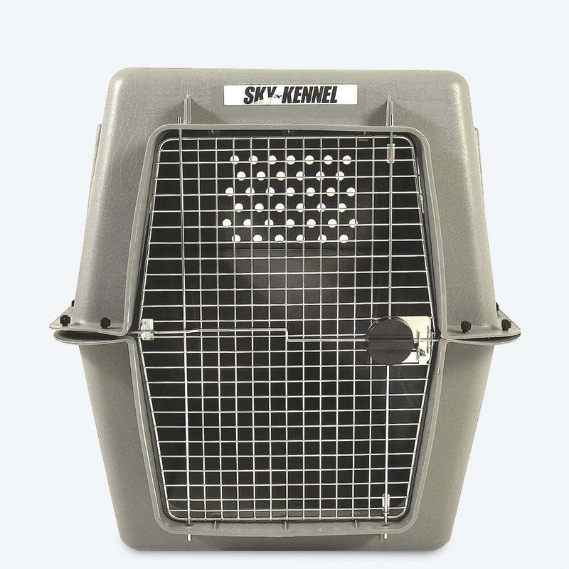 Petmate Sky Kennel Pet Carrier - Light Grey - Heads Up For Tails
