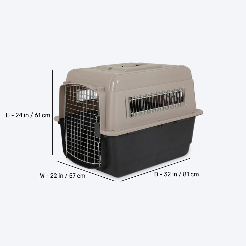 Petmate Ultra Vari Dog & Cat Carrier- Intermediate - 32 X 22 X 24 inch - Heads Up For Tails