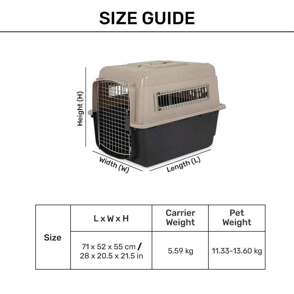 Petmate Ultra Vari Kennel For Dog & Cat - Medium - 28 X 20.5 X 21.5 inch