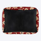 HUFT Personalised Scarlet Blossom Lounger Bed For Dog - Dark Red - Heads Up For Tails