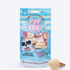 Pup Ice Waffle Cones Vanilla & Peanut Butter Ready To Freeze Treat For Adult Dog - 110 gm - Heads Up For Tails