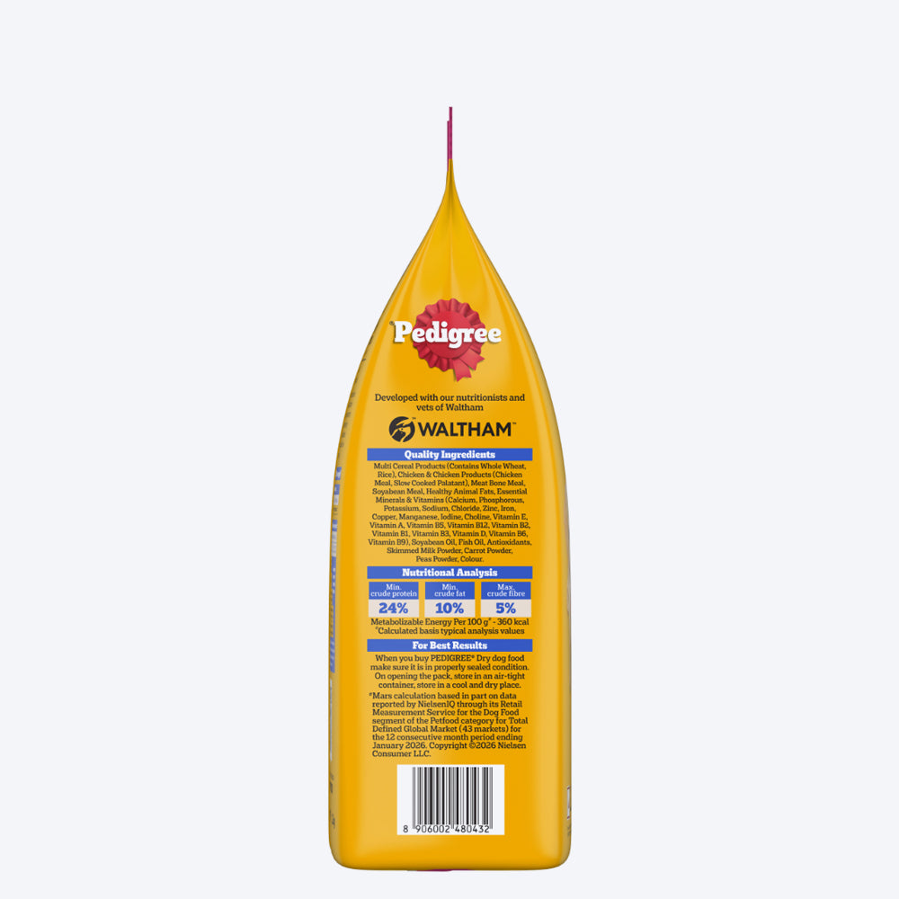 Pedigree Chicken & Milk Puppy Dry Dog Food (Contains 37 Essential Nutrients)