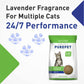 Purepet Lavender Scented Clumping Cat Litter - 10kg - Heads Up For Tails