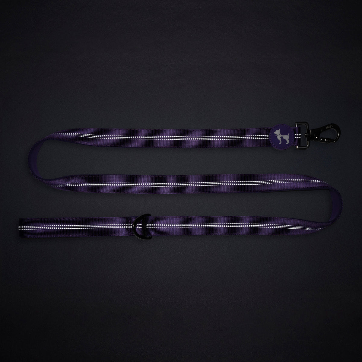 HUFT Comfort Plus Leash For Dog - Purple - Heads Up For Tails