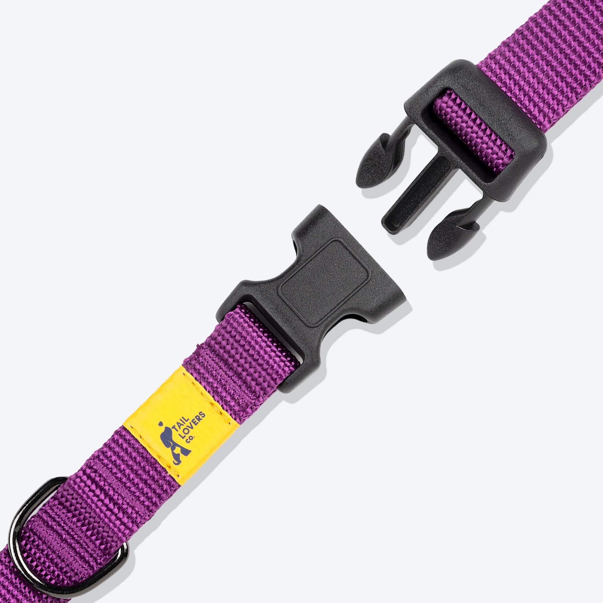 TLC Basic Collar For Dog - Purple - Heads Up For Tails