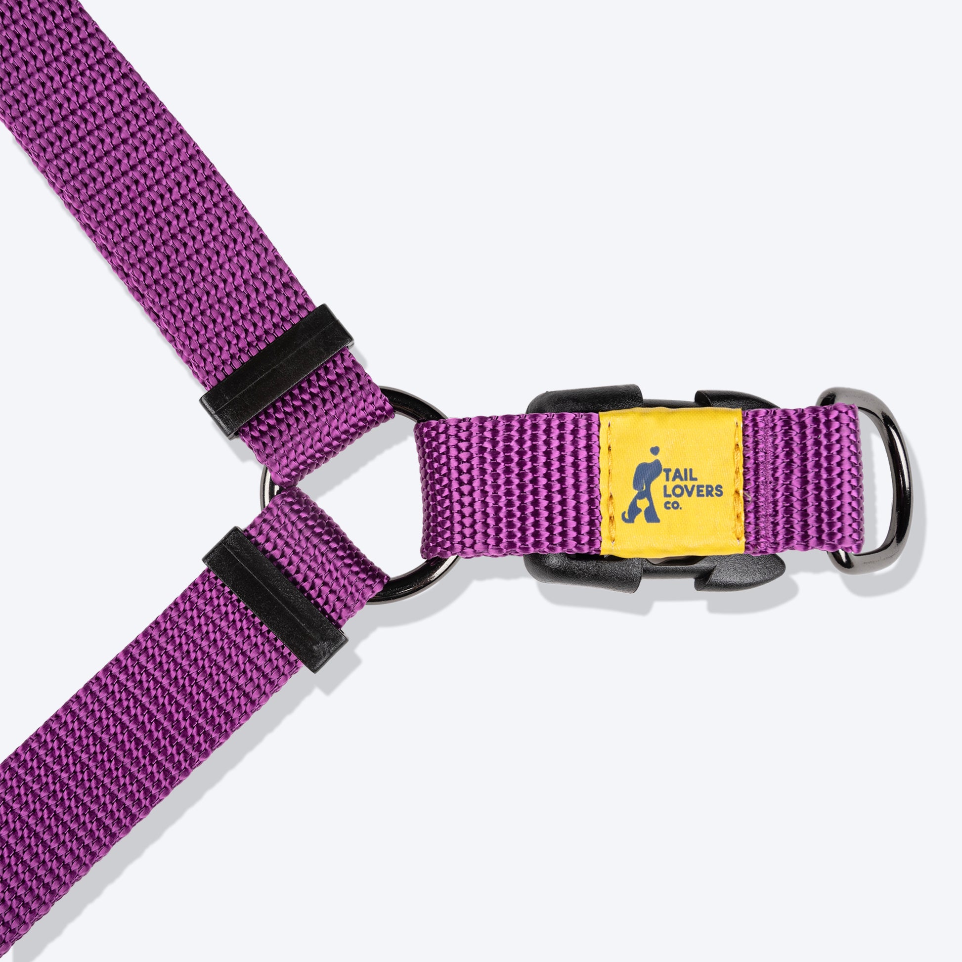 TLC Basic Step-In Harness For Dog - Purple - Heads Up For Tails