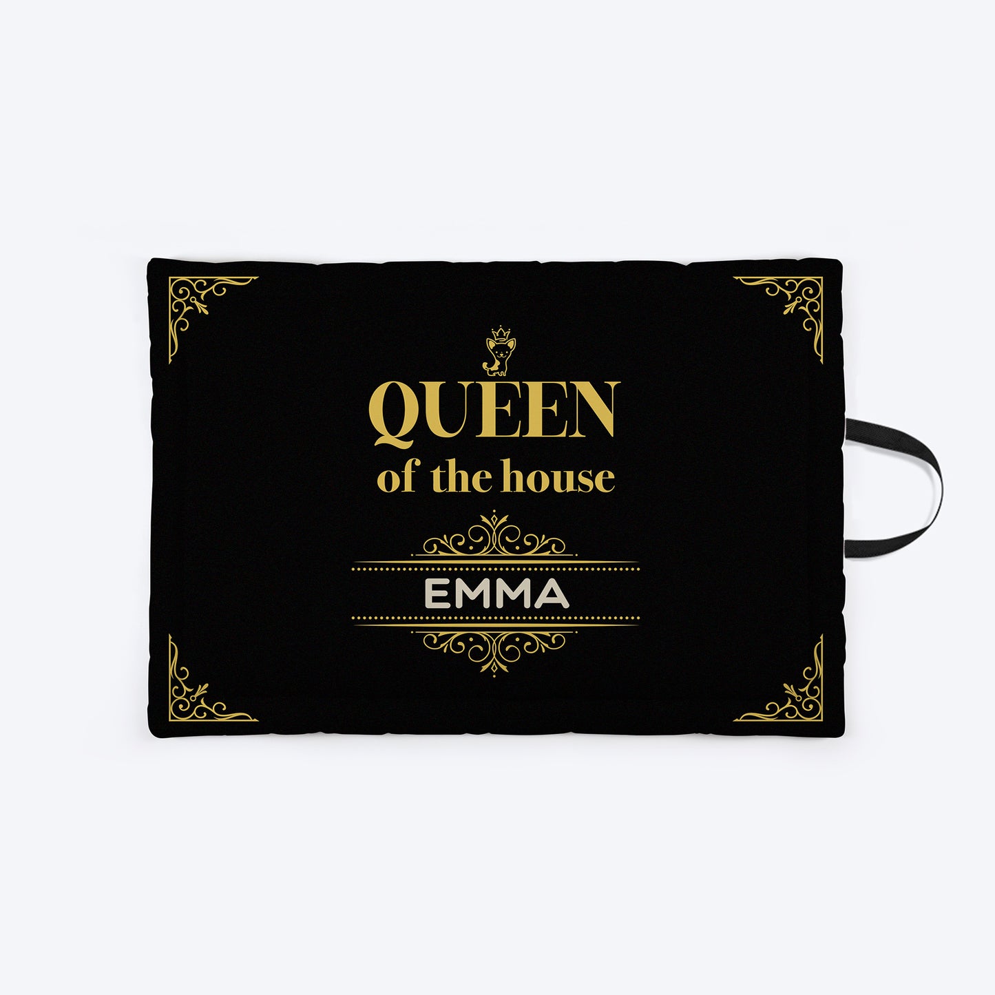 HUFT Queen of the House Personalised Dog & Cat Mat - Heads Up For Tails