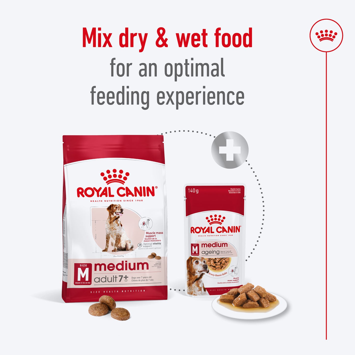 Royal Canin Medium Breed Adult Wet Dog Food - 140 g