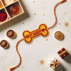 HUFT Best Buddy Tie Rakhi For Dog & Cat - Yellow