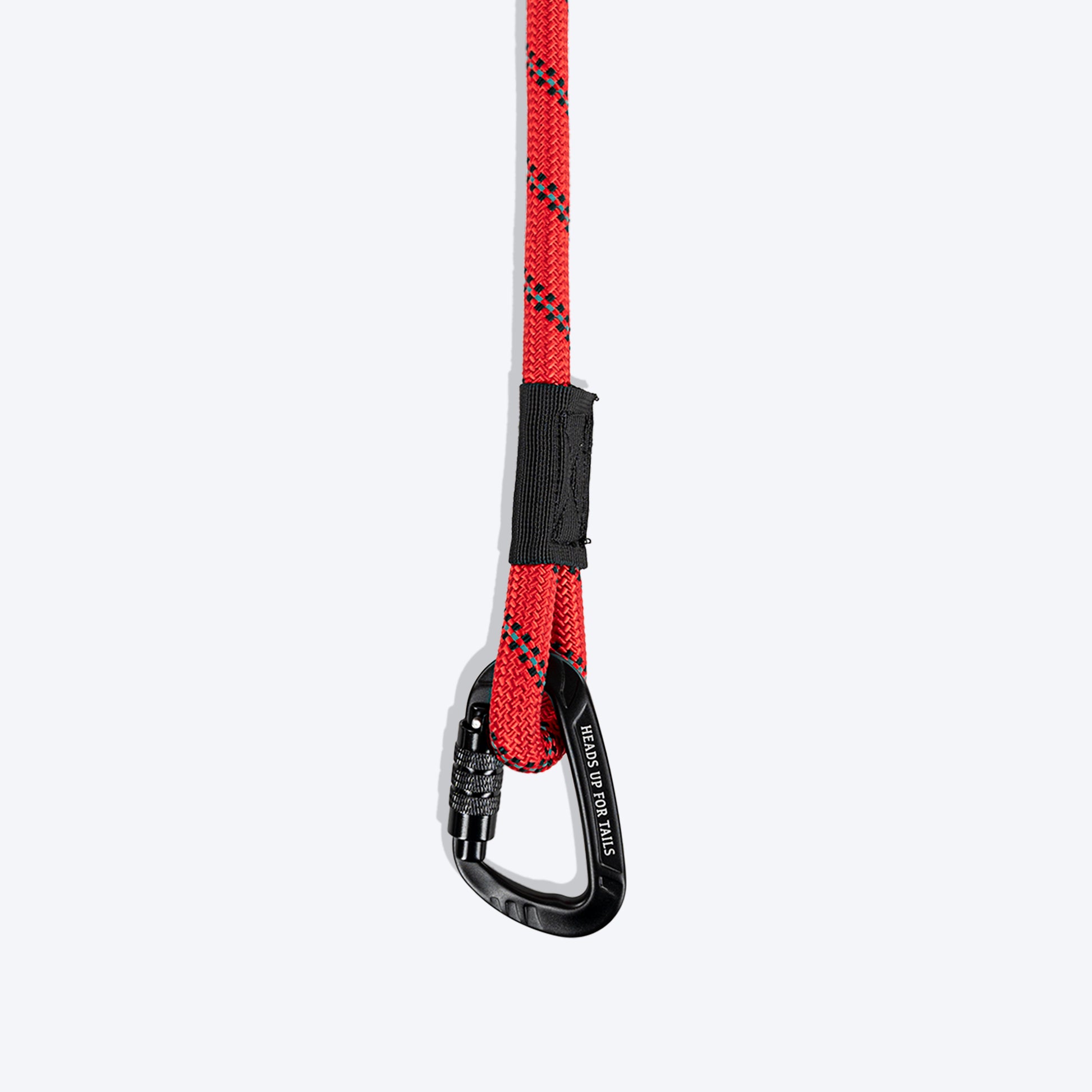 HUFT Rope Leash With Carabiner For Dog - Red - 1.2 m - Heads Up For Tails