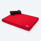 HUFT Made To Order Orthopaedic Dog Bed (Free Bone Cushion) - Red & Navy