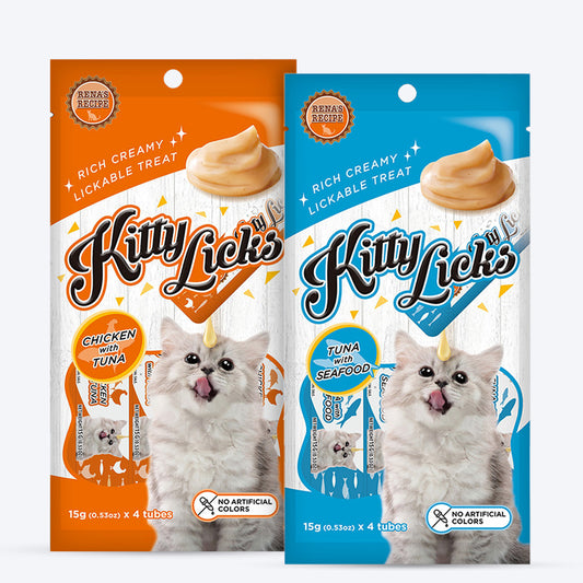 Rena's Recipe Whisker-Licking Good Cat Treats Combo
