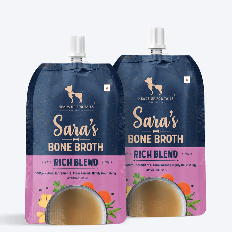 HUFT Sara's Rich Blend Bone Broth For Dogs - 150 ml - Heads Up For Tails