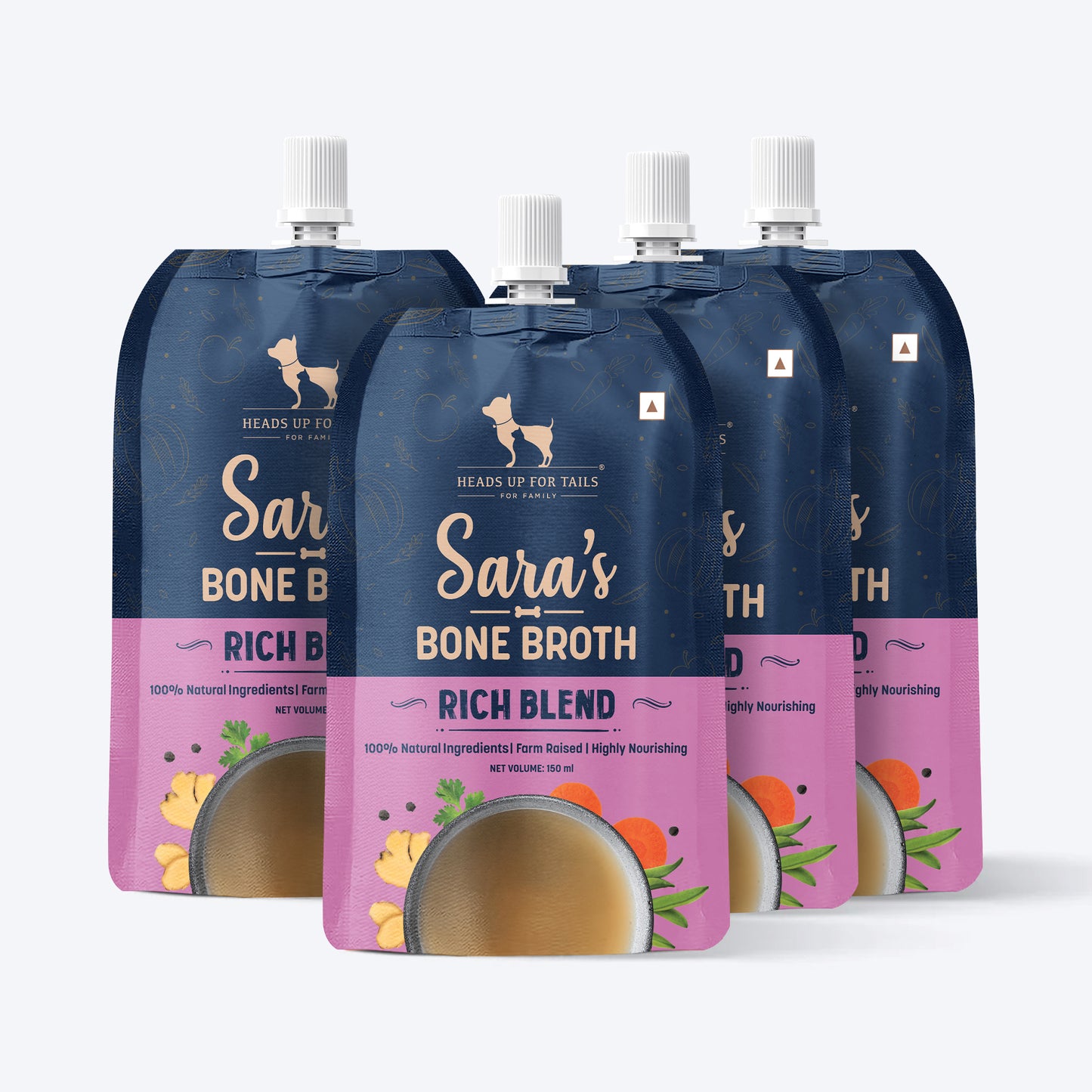 HUFT Sara's Rich Blend Bone Broth For Dogs - 150 ml