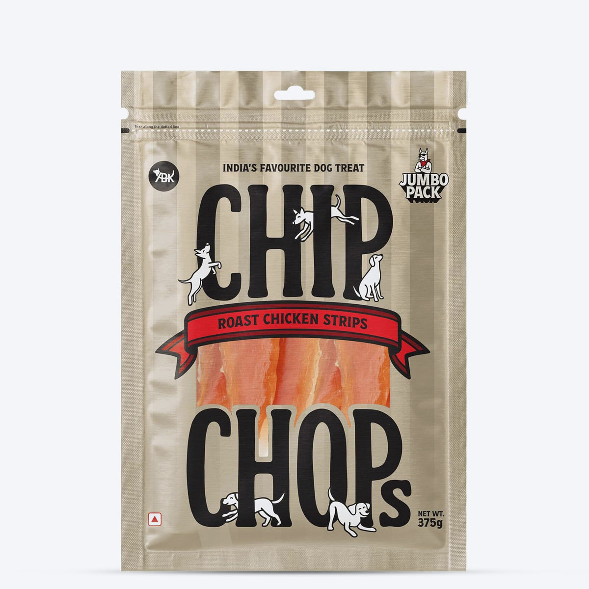 Chip Chops Roast Chicken Strips Treats For Dog - Heads Up For Tails