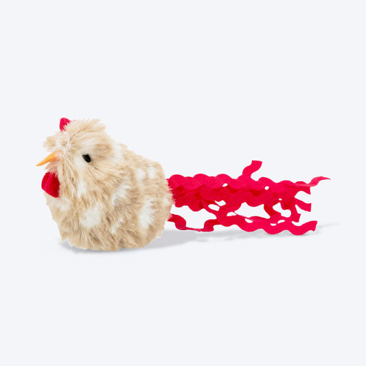 Trixie Rooster/Chicken Catnip Toy For Cat - 8 cm - Heads Up For Tails