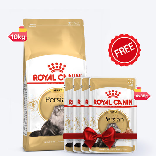 Royal Canin Persian Dry & Instinctive Wet Food Combo For Cat - 10 kg