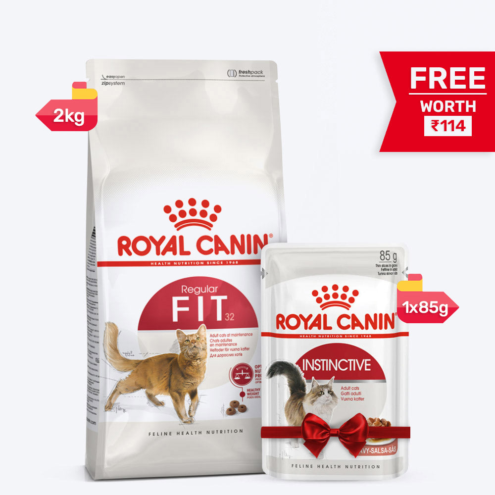 Royal Canin Fit 32 Adult Dry Cat Food - Heads Up For Tails