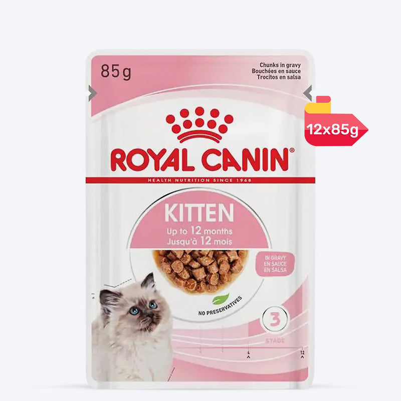Royal Canin Instinctive Wet Kitten Food - 85 g packs - Heads Up For Tails