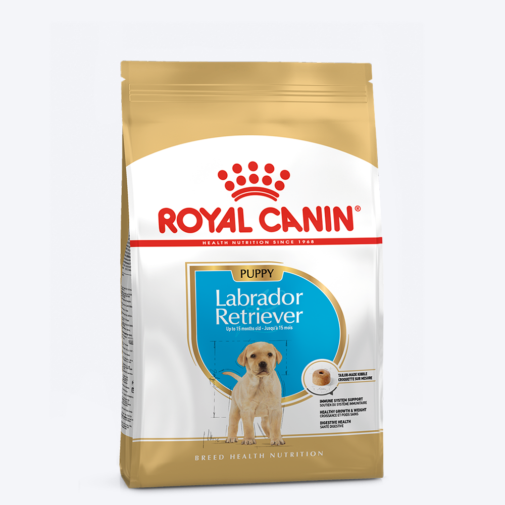 Royal Canin Labrador Retriever Dry Food & Chicken Blend Bone Broth For Puppy - Heads Up For Tails