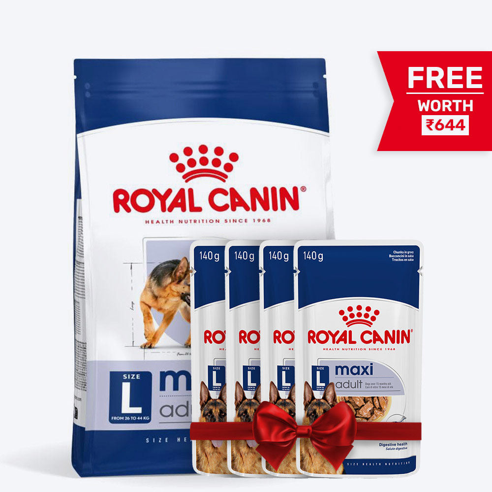 Royal Canin Maxi Adult Dry Dog Food - Heads Up For Tails