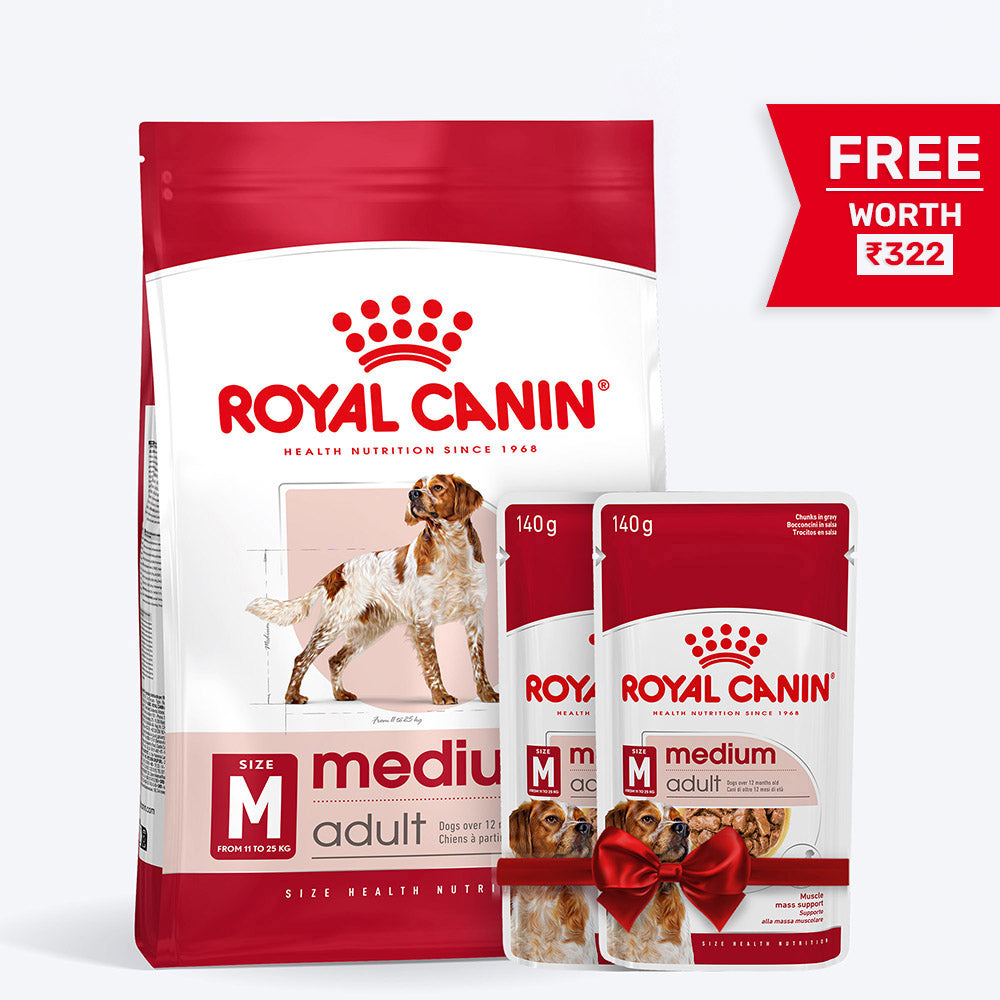 Royal Canin Medium Adult Dry Dog Food - Heads Up For Tails