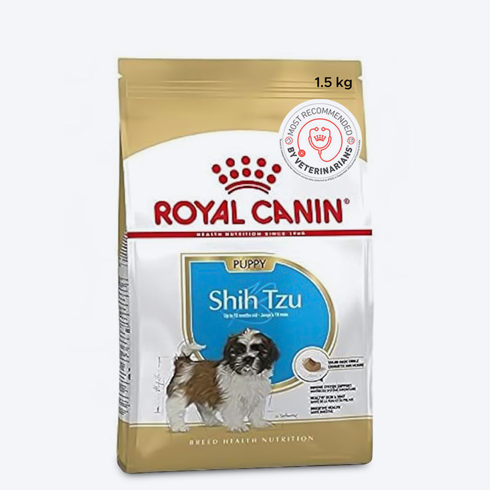 Royal Canin Shih Tzu Puppy Dry Dog Food - 1.5 kg - Heads Up For Tails